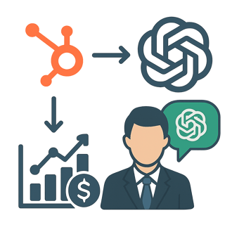 Cómo usar HubSpot con ChatGPT para vender más