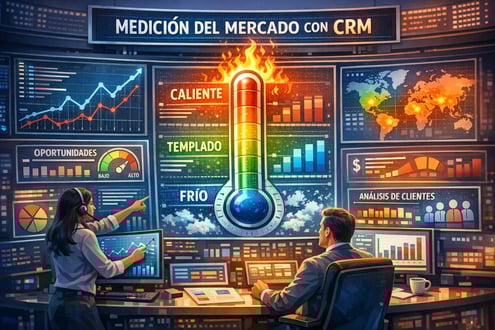 El CRM no es para vender, es para medir la temperatura del mercado