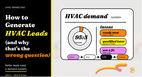 How to Generate HVAC Leads And Why That’s the Wrong Question