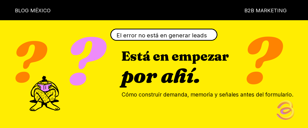 el error no es generar leads