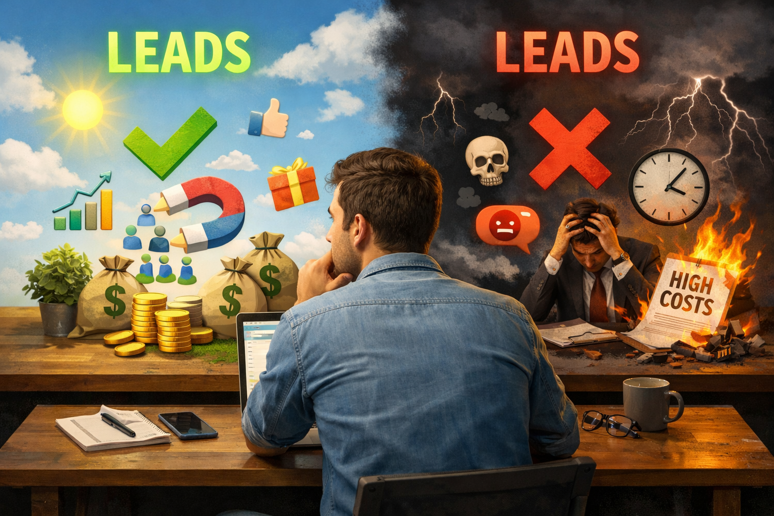 Generar Leads no siempre es bueno (y cuándo se convierte en un problema)