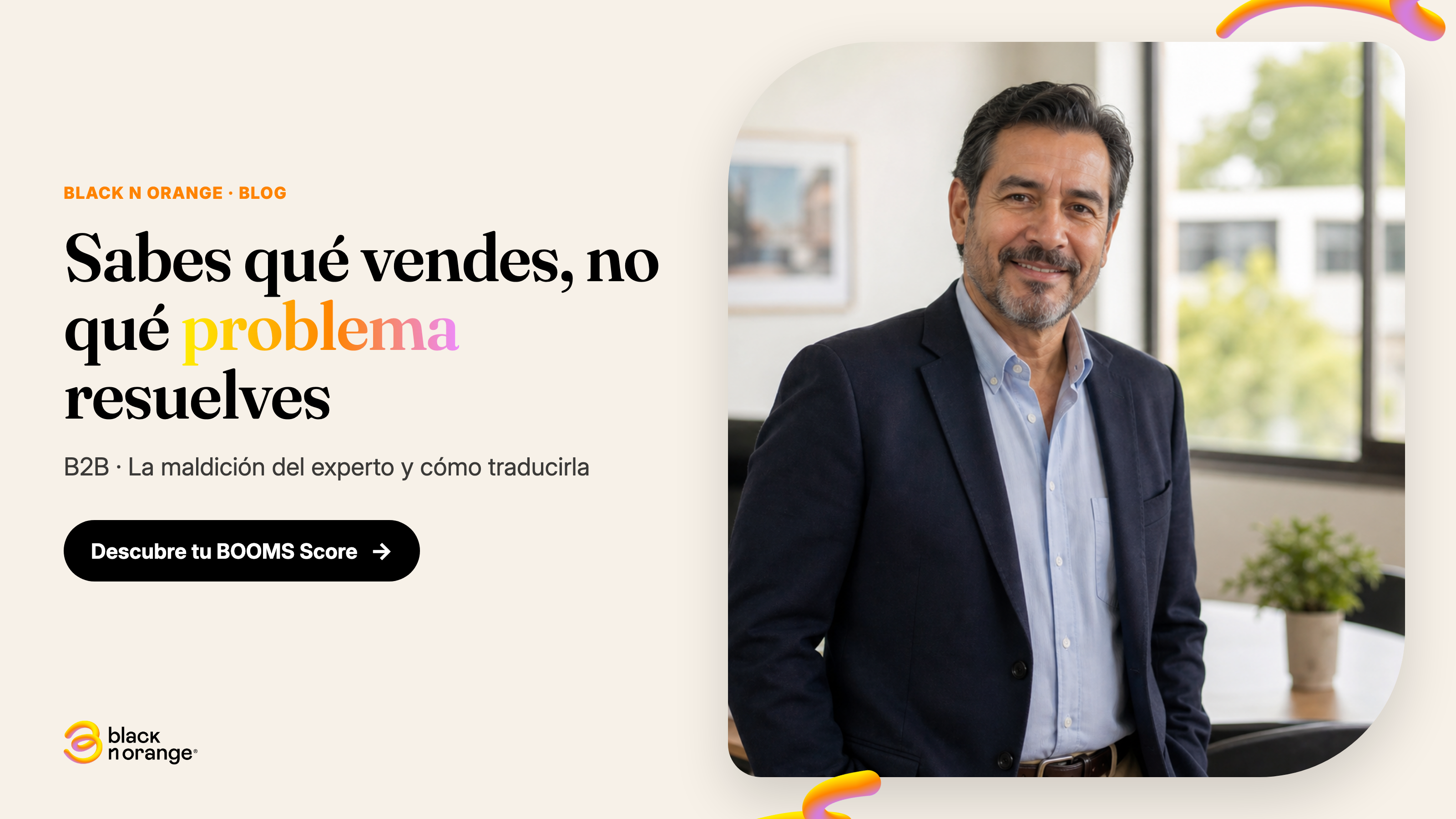 Sabes qué vendes, no qué problema resuelves