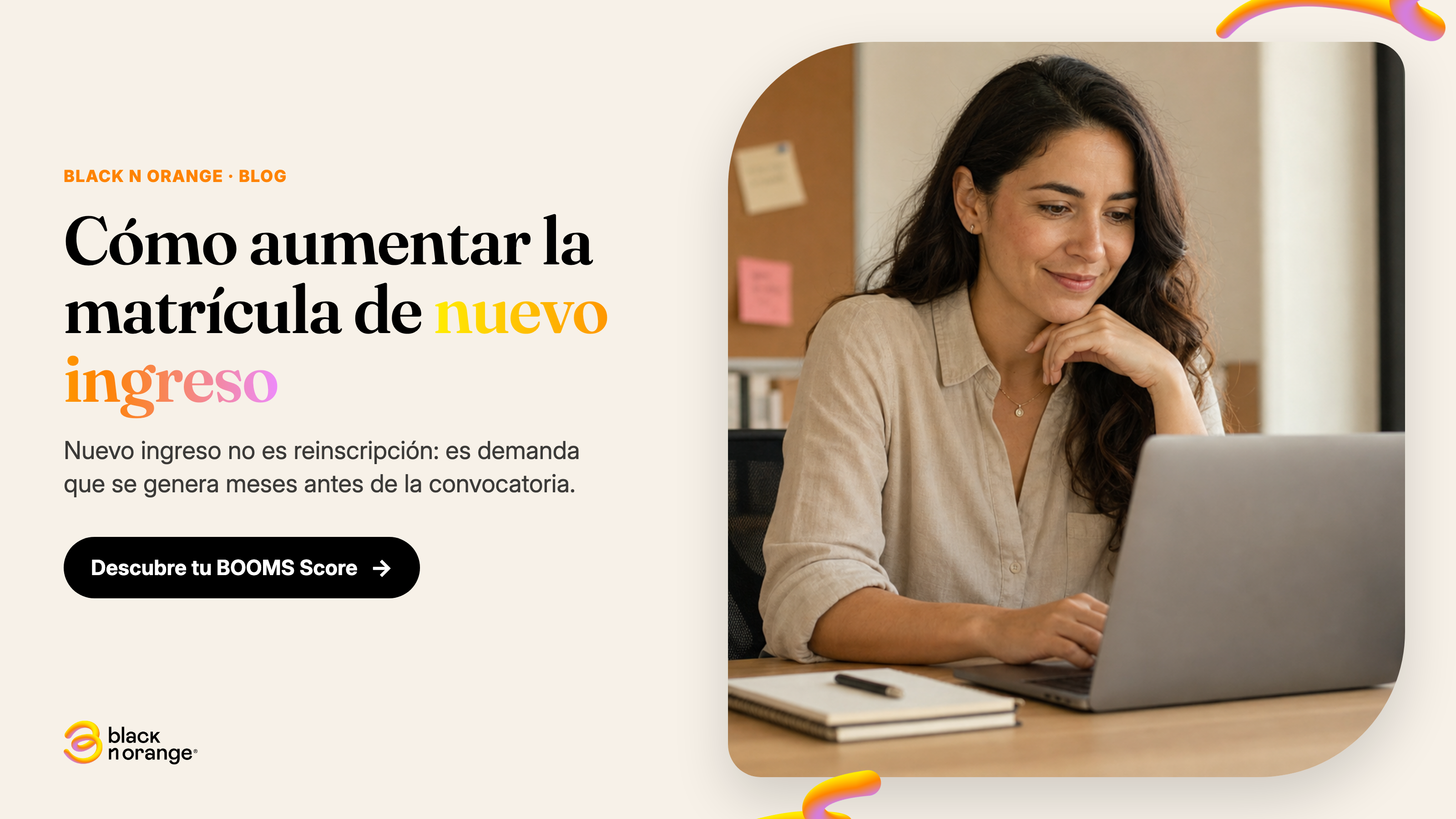 Embudo de demanda latente (95%) vs demanda existente (5%) aplicado a la matrícula de nuevo ingreso en colegios y universidades.