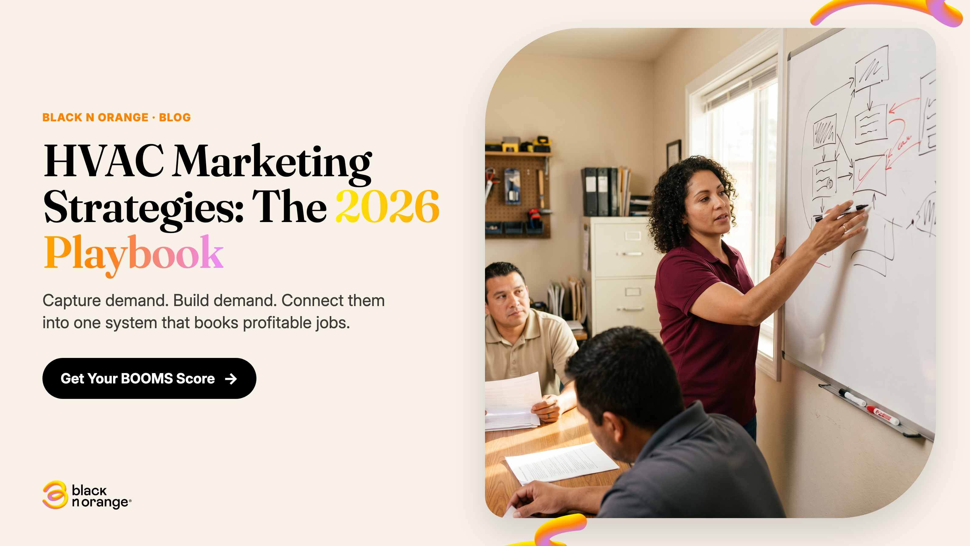 HVAC marketing strategies 2026 playbook — Black n Orange