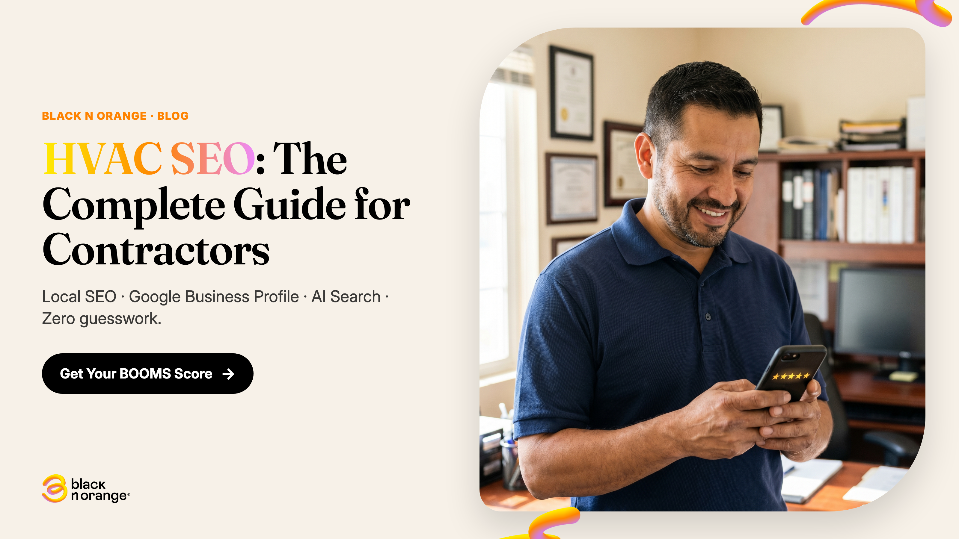 HVAC SEO complete guide for contractors — Black n Orange