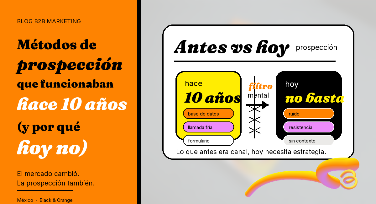 Métodos de prospección de clientes que funcionaban hace 10 años (y por qué hoy no)